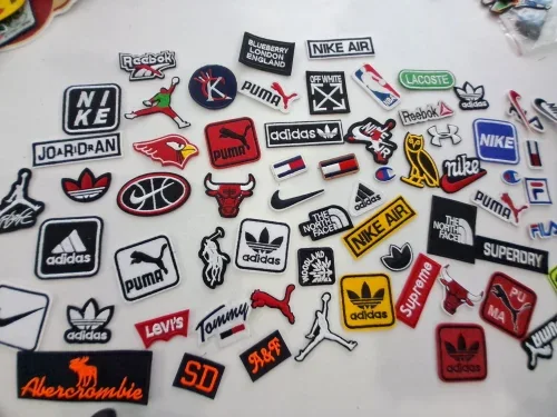 Embroidered logo